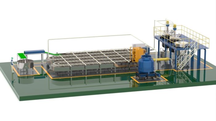 hot melt glue pillow production line