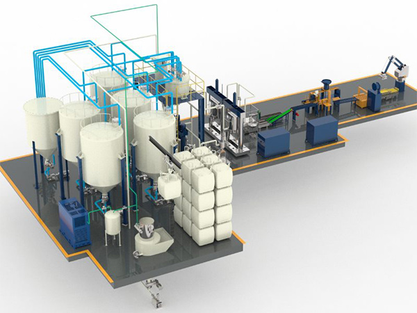 acid silicone sealant production line