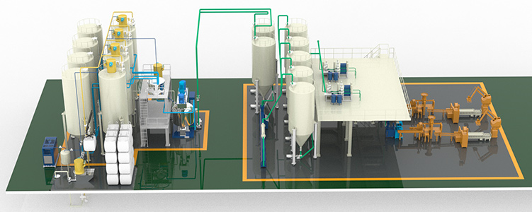 neutral silicone glue production line