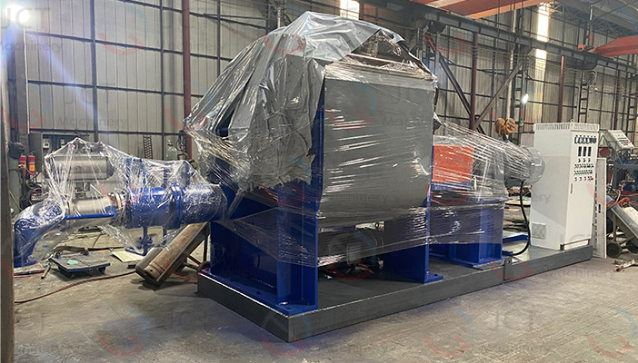 Шнековый смеситель с Z-образными лопастями для выгрузки материала screw discharge sigma mixer